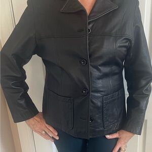 Jones of New York Vintage Leather Blazer
Beautiful soft buttery